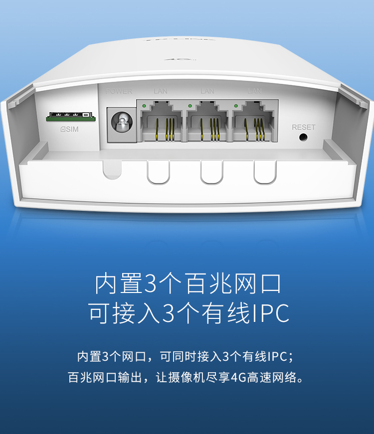 TP-LINK 普联无线路由器户外4G上网热点全网通直插sim转网线WiFi发射器 TL-TR903 4G无线路由器 WDR7660