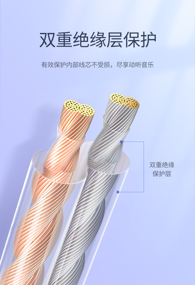 绿联（UGREEN）音频线 音响线 音箱线 喇叭线 发烧级音箱功放影院连接线 纯铜100芯HIFI线材 100米 60837