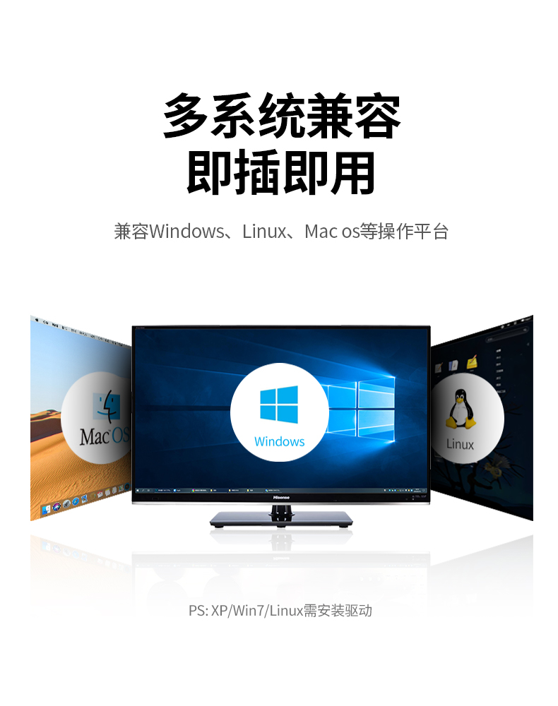 绿联（UGREEN）USB3.0分线器转网口 转接头扩展坞 HUB集线器RJ45转换器 黑色 50619