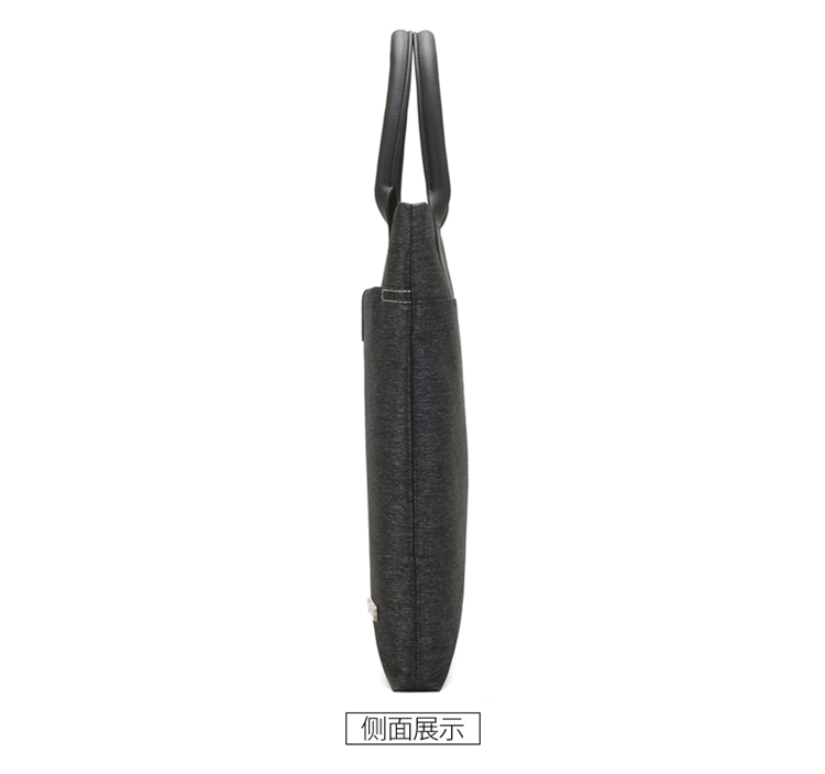 斯莫尔（SIMOER）SL-540黑色竖款公文包男电脑包手提包 商务包文件夹手提袋文件袋定制联系客服