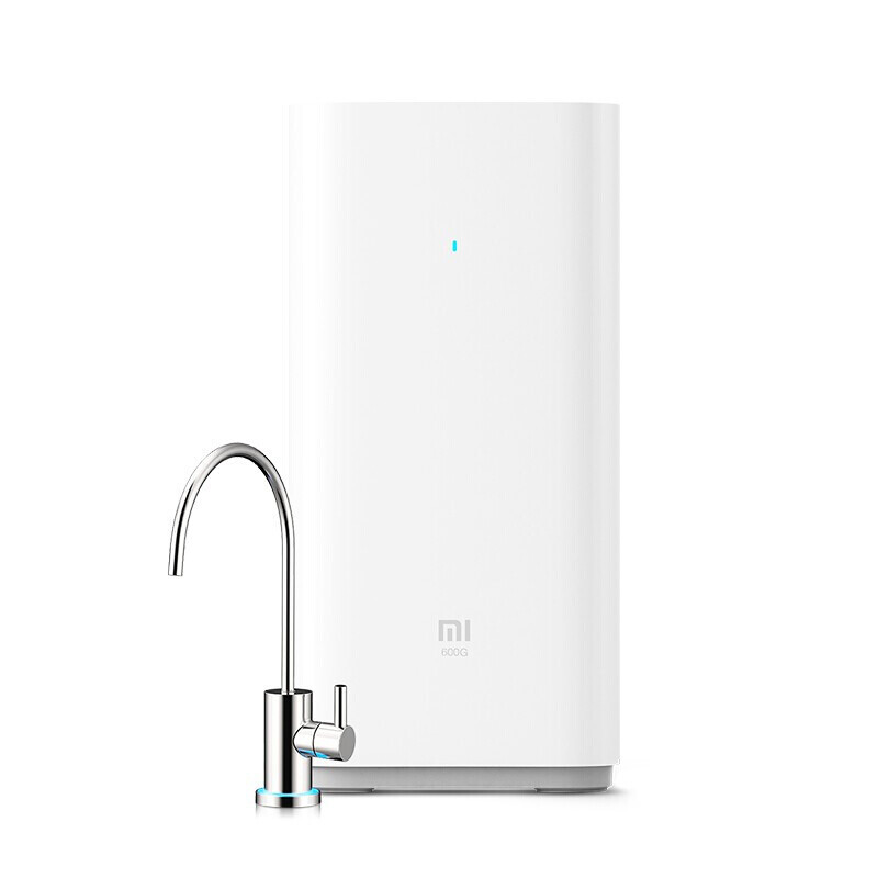小米净水器家用净水机600G厨下式 RO反渗透4级过滤 进口RO滤芯 无罐直饮水 智控水龙头 米家APP智能互联