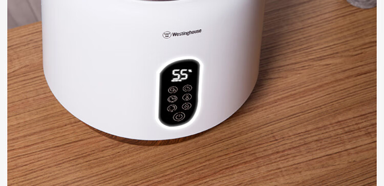 西屋(Westinghouse)加湿器卧室家用办公室上加水4升容量迷你桌面热雾加湿机WHT-4000K