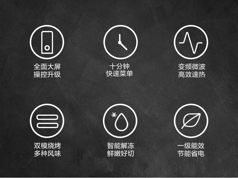 美的（Midea）微波炉23L 多功能家用变频微波炉 微烤一体机 平板加热 智能解冻PC23D1
