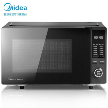 美的（Midea）微波炉23L 多功能家用变频微波炉 微烤一体机 平板加热 智能解冻PC23D1