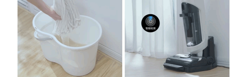 美的（Midea）吸尘器吸尘器洗地机无线智能家用 吸拖洗一体手持大水箱无线清洁机WD40（X8）
