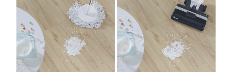 美的（Midea）吸尘器吸尘器洗地机无线智能家用 吸拖洗一体手持大水箱无线清洁机WD40（X8）