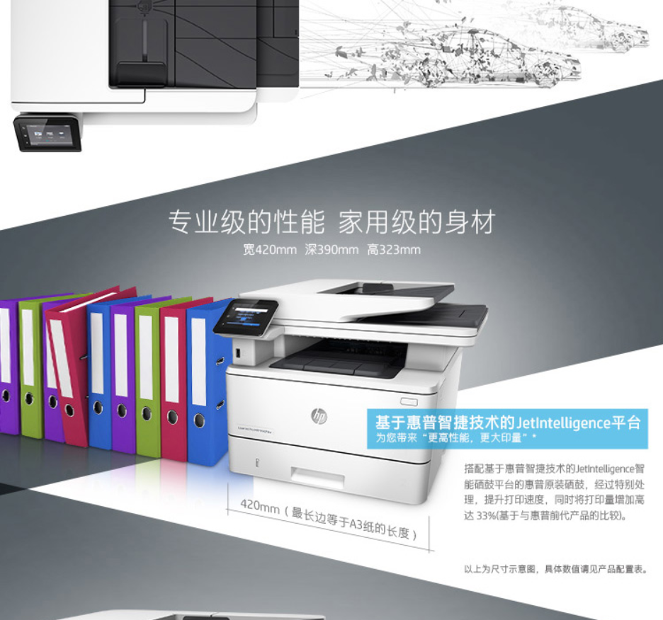 惠普（HP）M427dw 激光多功能一体机 （双面打印 复印 扫描）