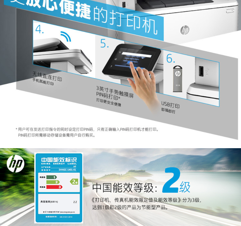 惠普（HP）M427dw 激光多功能一体机 （双面打印 复印 扫描）