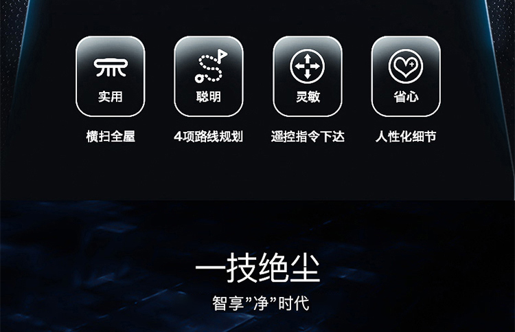 美的（Midea）智能家用扫地机器人VR05F4-TB
