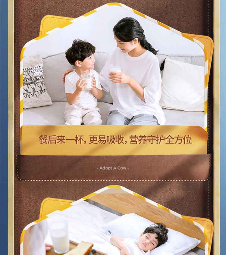 认养一头牛 全脂纯牛奶250ml*12盒*2箱学生成人儿童早餐营养奶健康纯奶 2箱装 （新老包装随机发货）