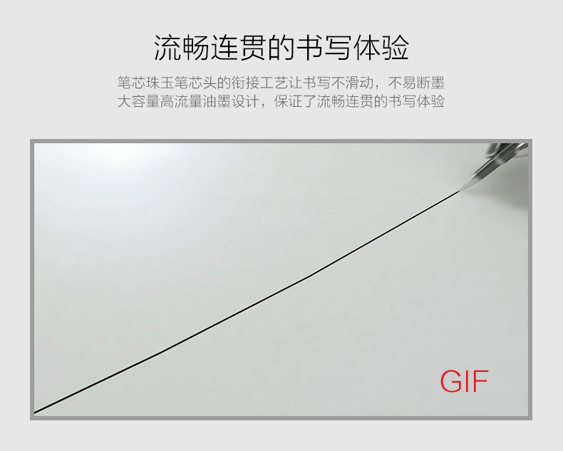 得力(deli）签字笔按动中性笔0.5mm水笔办公用品签字笔(黑)12支装 S06