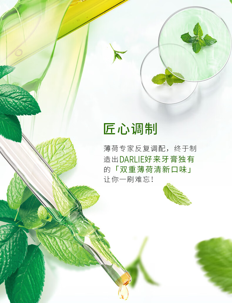 好来（DARLIE）（原黑人）牙膏清新口气 防蛀固齿 双重薄荷2只装240g