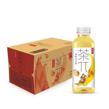 农夫山泉 茶π（茶派）茶饮料 蜜桃乌龙茶500ml*15瓶 整箱装