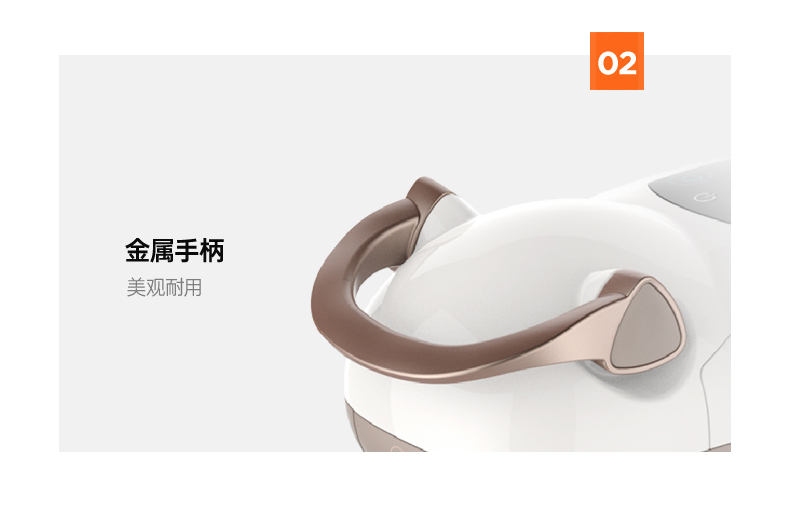 美的（Midea）咖啡机 KFCS101云朵白 家用兼容雀巢星巴克咖啡胶囊意式全自动瞬间加热