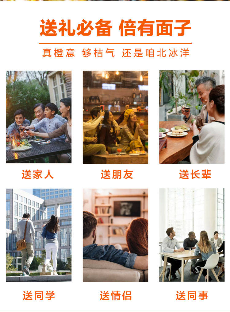 北冰洋 桔汁汽水碳酸饮料330ml*24听/箱