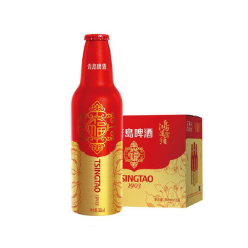 青岛啤酒（TSINGTAO）鸿运当头355ml*12铝瓶