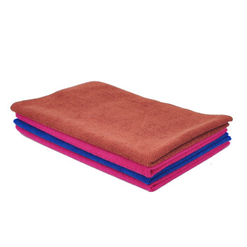兰诗 PB1002 毛巾 30x70cm 100g 酒店物业清洁抹布 颜色随机 10块装