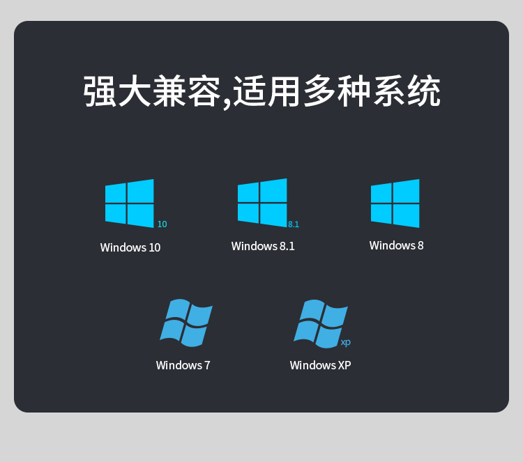 TP-LINK USB无线网卡免驱动 笔记本台式机电脑无线接收器随身wifi发射器 外置天线 TL-WN726N免驱版