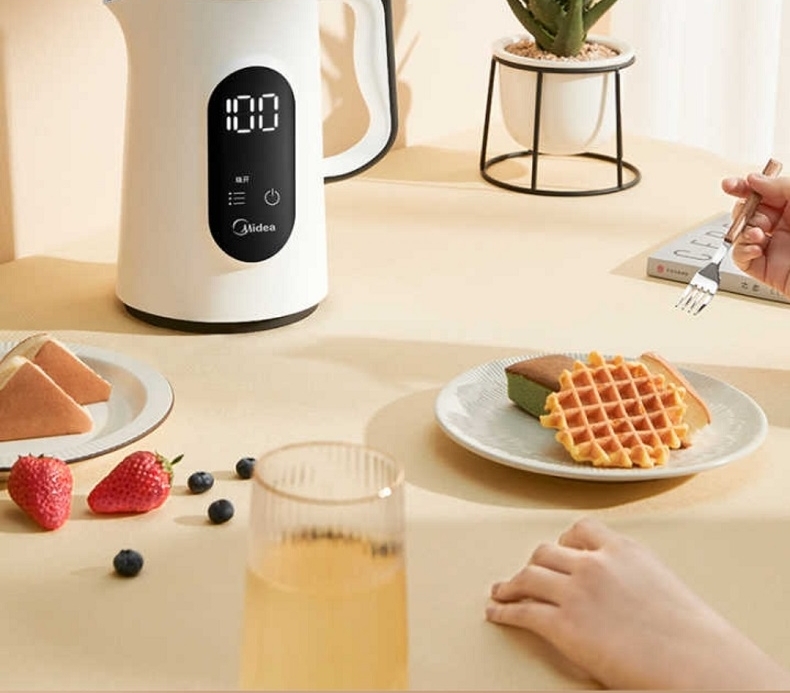 美的（Midea）电水壶烧水壶电热水壶多段控温304不锈钢双层防烫开水壶 MK-SEK1501（MK-SJ1501）