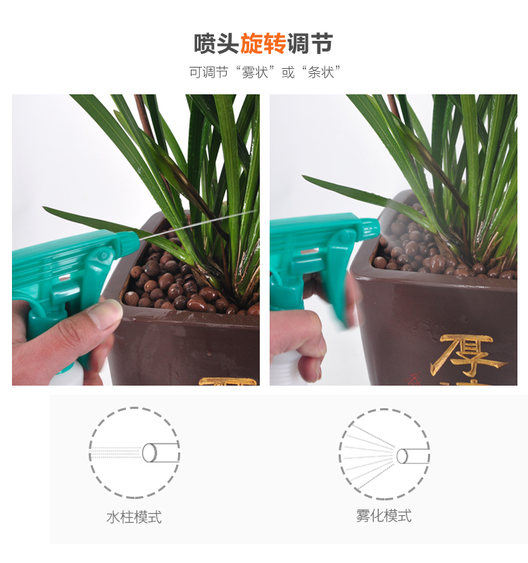 兰诗 C-084 带刻度喷壶清洁喷水壶 酒精喷壶消毒液喷壶 颜色随机 5个装