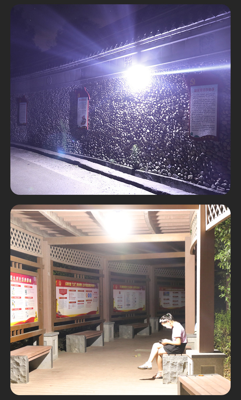 神鱼SHENYU 夜市灯地摊灯太阳能可充电长续航露营灯户外家用帐篷灯营地灯灯泡停电应急照明灯 H-F07-B