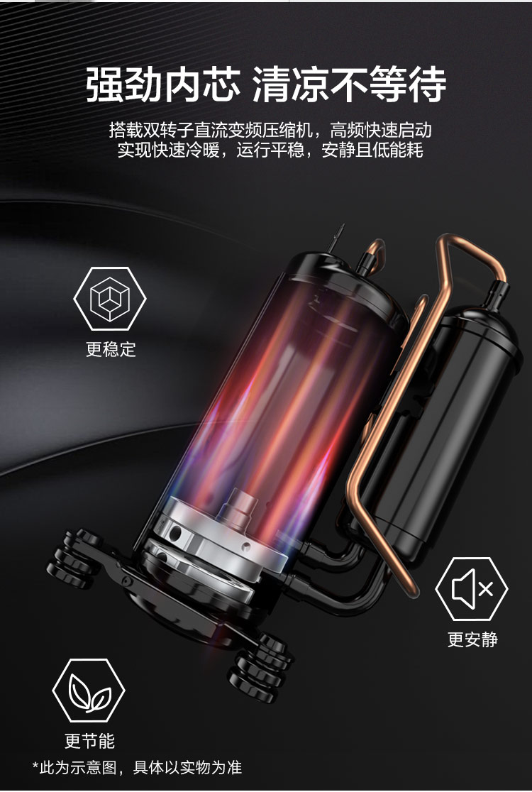 奥克斯( AUX) 2匹 新三级能效 立柜式快速冷暖空调 KFR-51LW/BpR3AKC(B3) 柜机