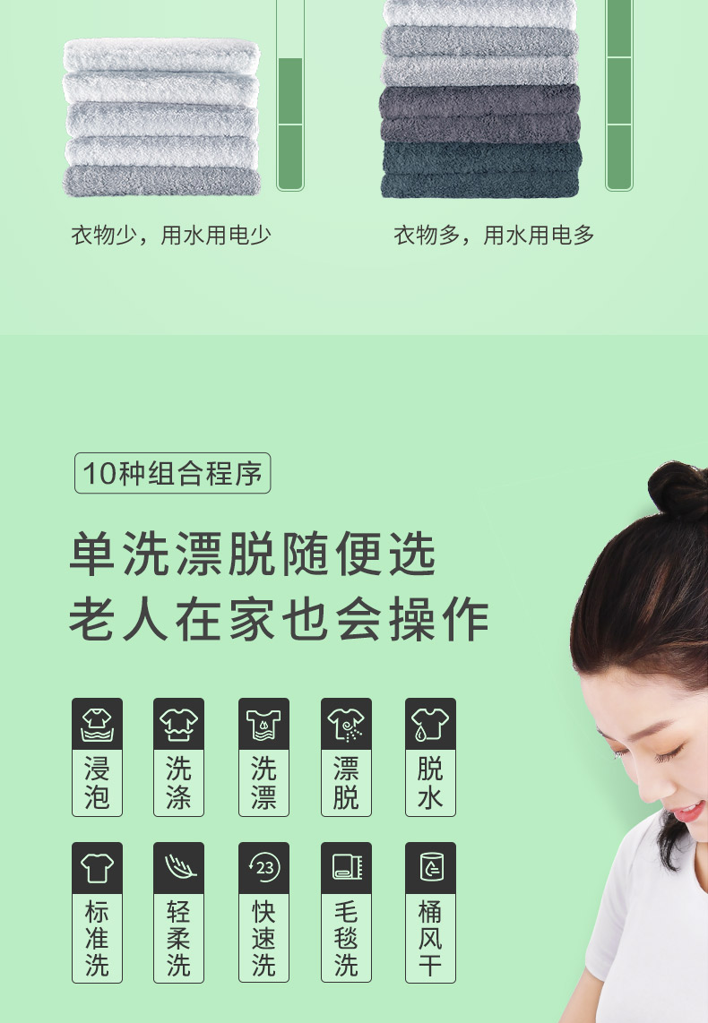 TCL 6公斤模糊控制 内凸式蜂巢水晶内筒 全自动洗衣机TB-V60A亮灰色