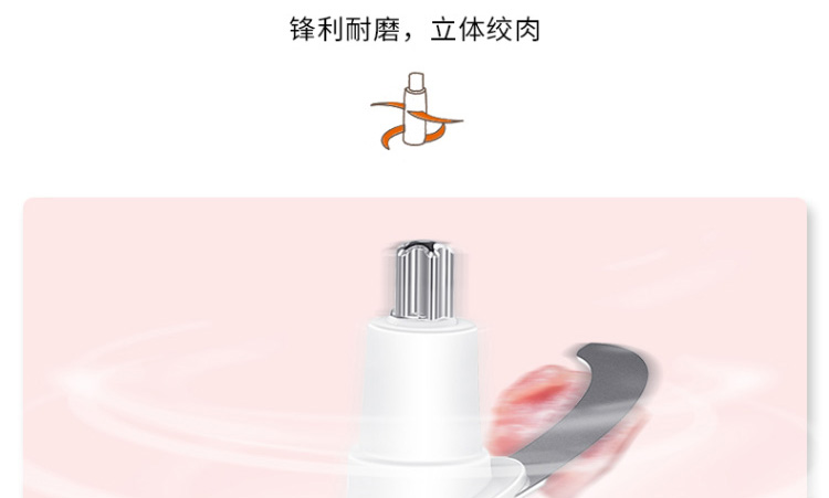 九阳（Joyoung）1.2L 玻璃杯搅拌机 绞肉机 四叶双层刀片 一机多用S12-A1 厨房好帮手