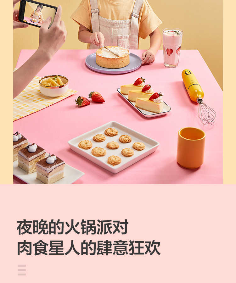 美的 Midea BH103(MJ-BH30E103)搅拌料理棒绞肉机料理机