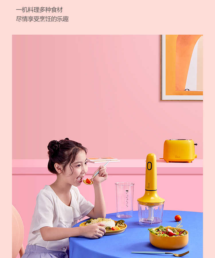 美的 Midea BH103(MJ-BH30E103)搅拌料理棒绞肉机料理机
