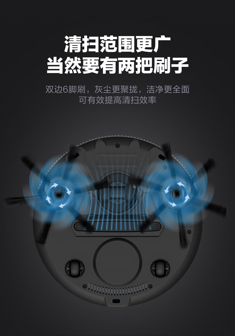 美的（Midea）扫地机器人R1TCN除尘净化机扫吸二合一低噪工作扫地机器人
