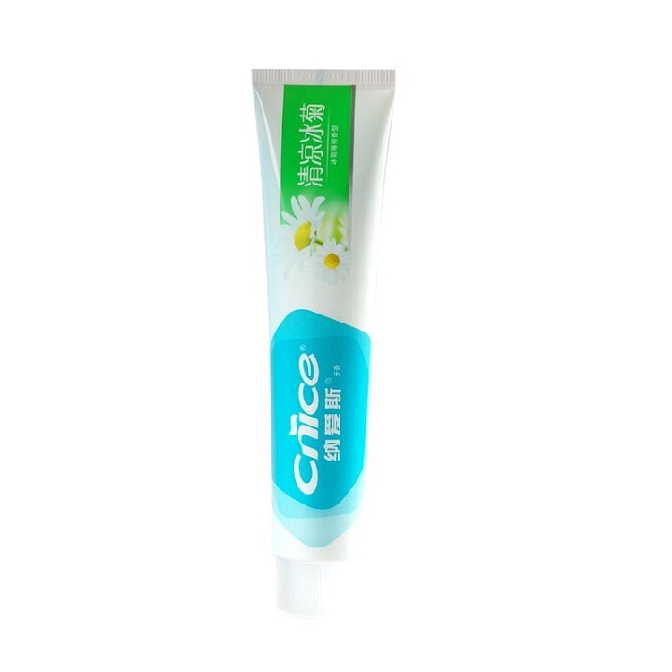 纳爱斯牙膏清新口气120g防蛀牙护龈去牙垢清凉冰菊牙膏（2支装）