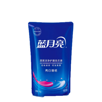 蓝月亮薰衣草亮白增艳洗衣液袋装1kg*8