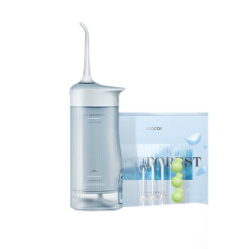 素士 SOOCAS W1冲牙器水牙线洗牙器全身水洗家用便捷抽拉式香氛正牙齿清洗 W1香氛冲牙器-迷雾蓝