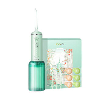 素士 SOOCAS 便携冲牙器 高频脉冲 水牙线 洗牙器 立式香氛洁牙器 W3F果木绿