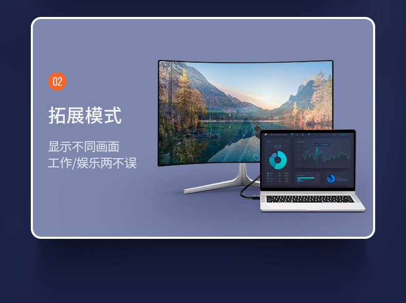 绿联（UGREEN）HDMI转DVI转换线 DVI转HDMI 4K60Hz高清线双向互转视频线 圆线 2米 10135