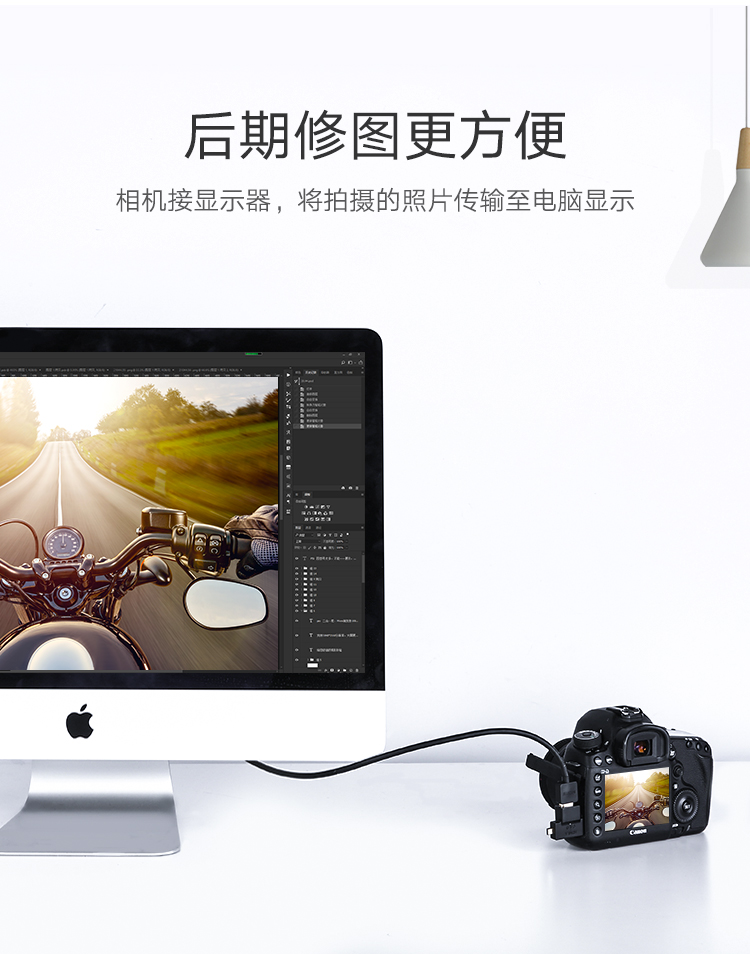 绿联（UGREEN）HDMI转接头三合一 Mini HDMI/Micro HDMI转标准HDMI高清线转换头 两个装 20144
