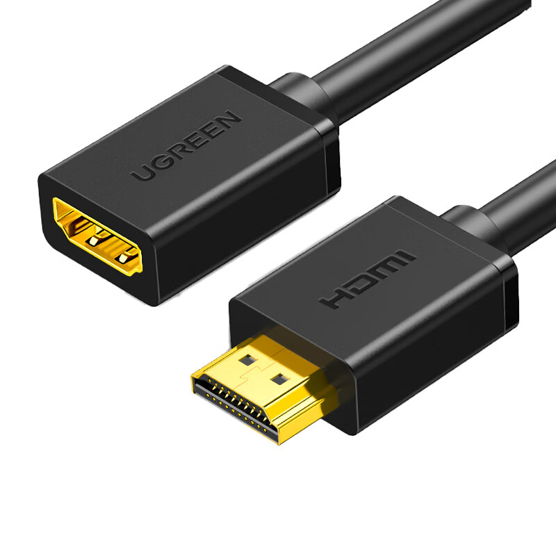 绿联（UGREEN）HDMI延长线公对母 4K数字高清线 3D视频线  数据连接线 3米 80646
