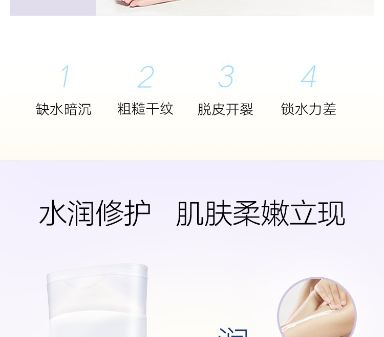 凡士林(Vaseline)身体乳/润肤露 倍护特润 修护清香100ml 微凝晶冻 修护屏障（新老包装随机发货）