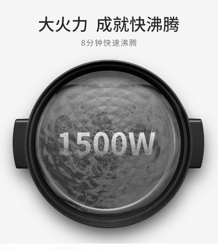 苏泊尔（SUPOR）家用电锅多功能煎烤机电煮锅炒菜烧烤一体电锅4升大容量多用途不粘锅 H28YK12
