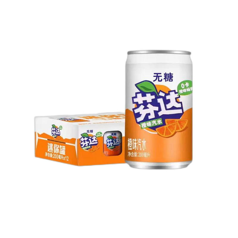 雪碧 零卡无糖迷你装200ML*12罐装
