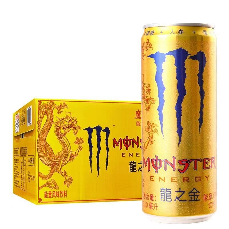 可口可乐出品 魔爪 芒果能量风味饮料330ML*24半塑包罐装