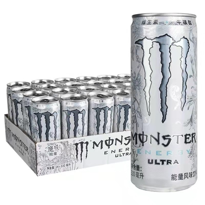 可口可乐出品 魔爪 芒果能量风味饮料330ML*24半塑包罐装