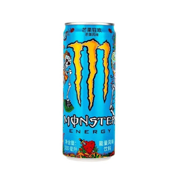 可口可乐出品 魔爪 芒果能量风味饮料330ML*24半塑包罐装