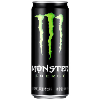 可口可乐出品 魔爪 原味 能量风味饮料330ML*24半塑包罐装