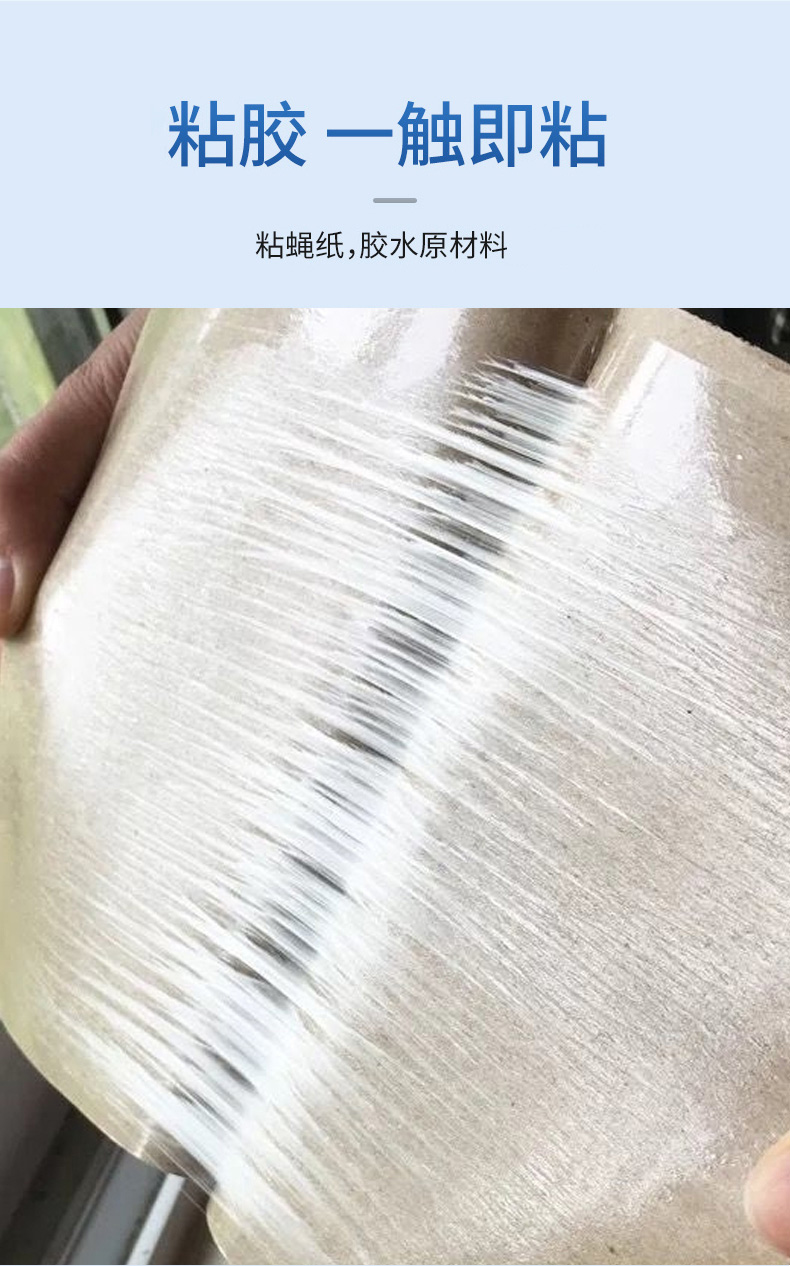 兰诗 WYQ0297 粘蝇纸苍蝇贴强力粘蝇板灭蝇子蚊子捕捉器粘虫板 颜色随机25*17CM50片
