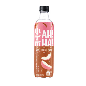 小宇宙 可口可乐出品0糖0卡白桃乌龙味480ML*12全塑包