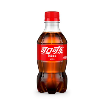 可口可乐 可乐含糖小瓶装碳酸饮料300ML*12全塑包彩膜装