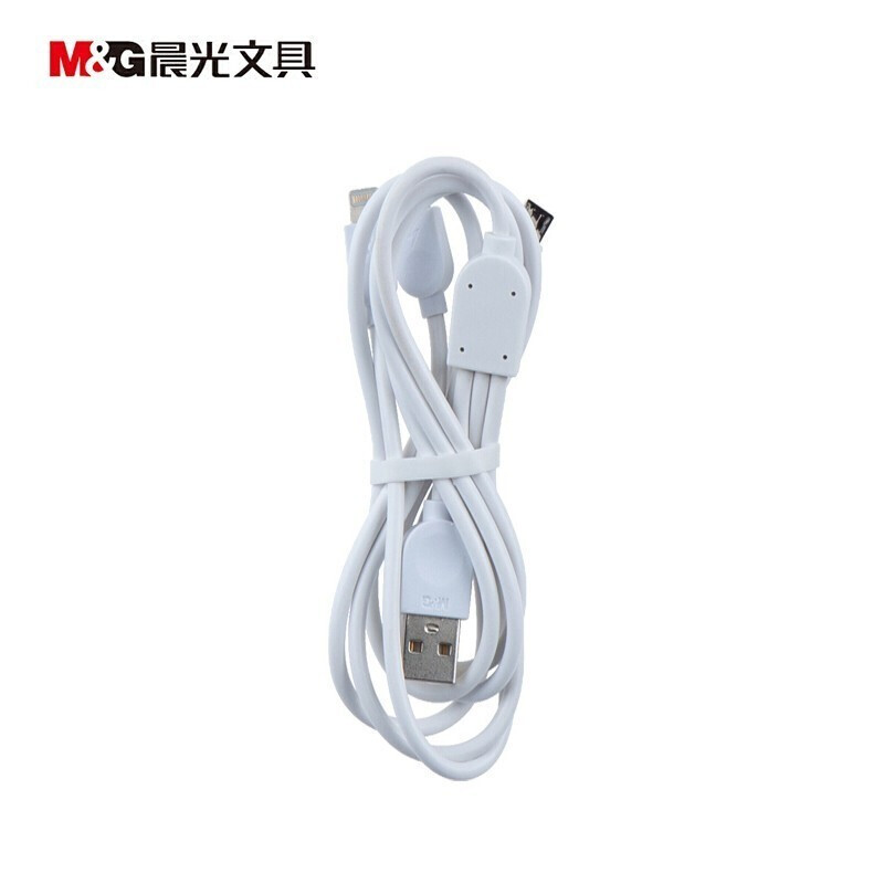 晨光（M&G）普惠型三口快充1m数据线ADG98993 1条装（颜色随机）