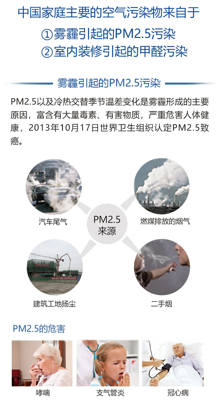 莱克 （LEXY）空气净化器 KJ306 智能空气净化器 除甲醛除雾霾 除过敏原 除异味除粉尘